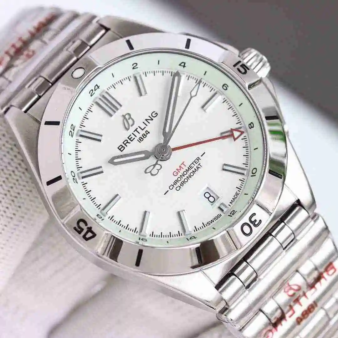 General Watches Breitling Watch Men's Watch Paired with Original Fully Automatic Mechanical Movement Top Grade 316 Precision Steel Case with Mineral Super Strong Mirror Diameter 40mm KK016500 view 5