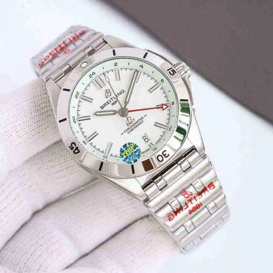 General Watches Breitling Watch Men's Watch Paired with Original Fully Automatic Mechanical Movement Top Grade 316 Precision Steel Case with Mineral Super Strong Mirror Diameter 40mm KK016500 view 7