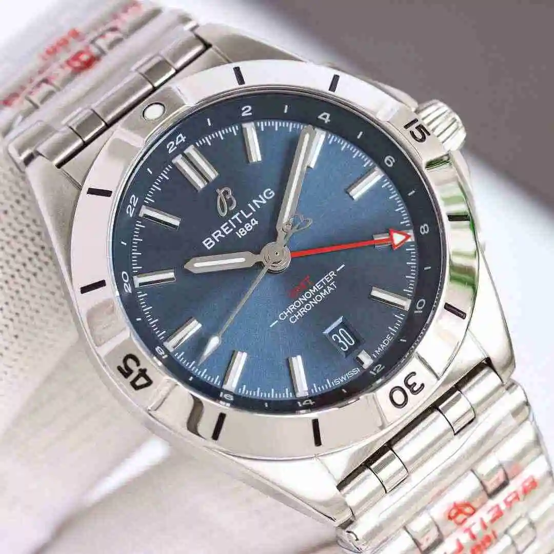 General Watches Breitling Watch Men's Watch Paired with Original Fully Automatic Mechanical Movement Top Grade 316 Precision Steel Case with Mineral Super Strong Mirror Diameter 40mm KK016500 view 8
