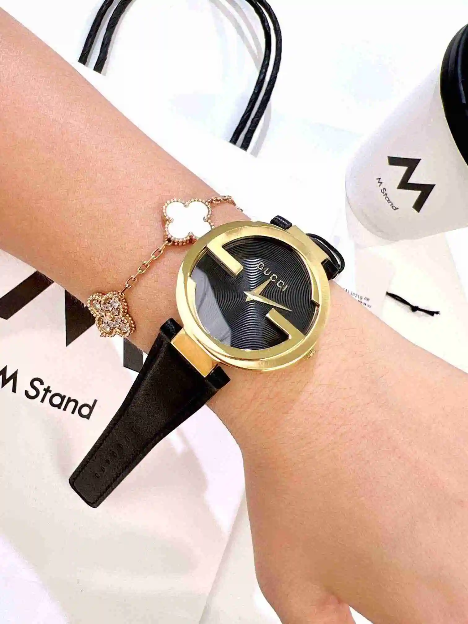General Watches GUCCI Gucci Watch Women's Watch Paired with Original Fully Automatic Mechanical Movement Top Grade 316 Precision Steel Case with Mineral Super Strong Mirror Diameter 37mm KK03250 5 view 7