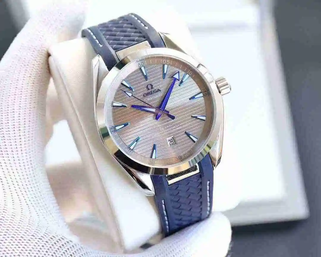 General Watches Omega Watch Men's Watch Paired with Original Fully Automatic Mechanical Movement Top Grade 316 Precision Steel Case with Mineral Super Strong Mirror Diameter 40mm KK05800 6 view 7