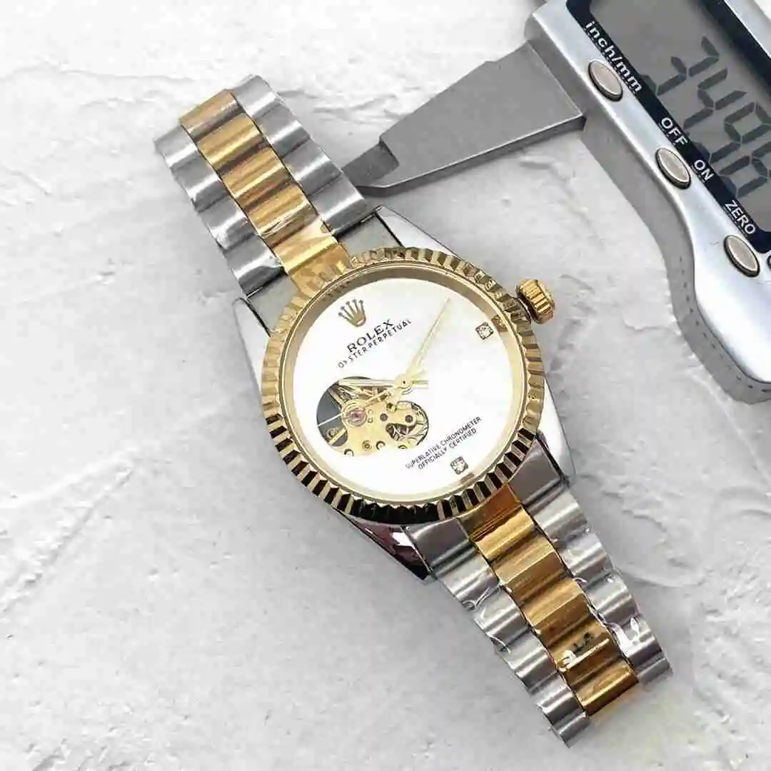 General Watches Rolex Watch Men's Watch Paired with Original Fully Automatic Mechanical Movement Top Grade 316 Precision Steel Case with Mineral Super Strong Mirror Diameter 35mm KK03150 view 4
