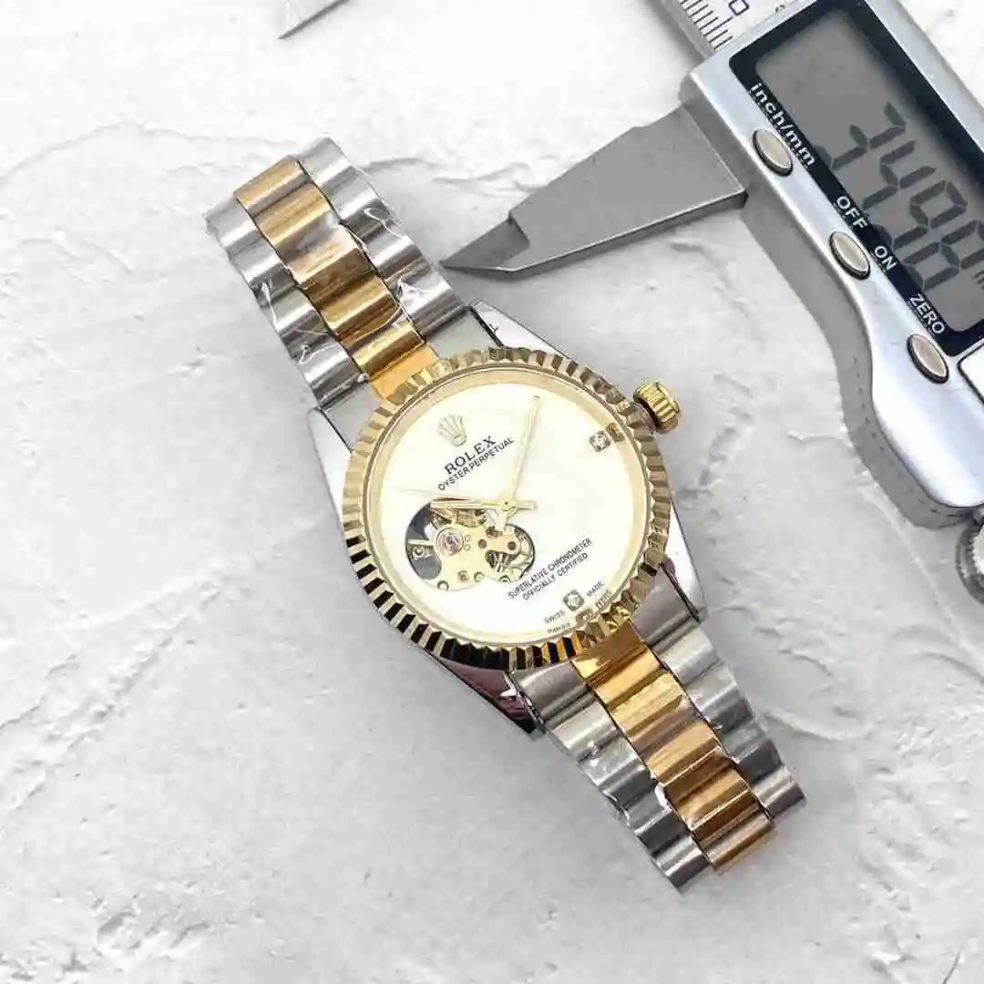 General Watches Rolex Watch Men's Watch Paired with Original Fully Automatic Mechanical Movement Top Grade 316 Precision Steel Case with Mineral Super Strong Mirror Diameter 35mm KK03150 view 5