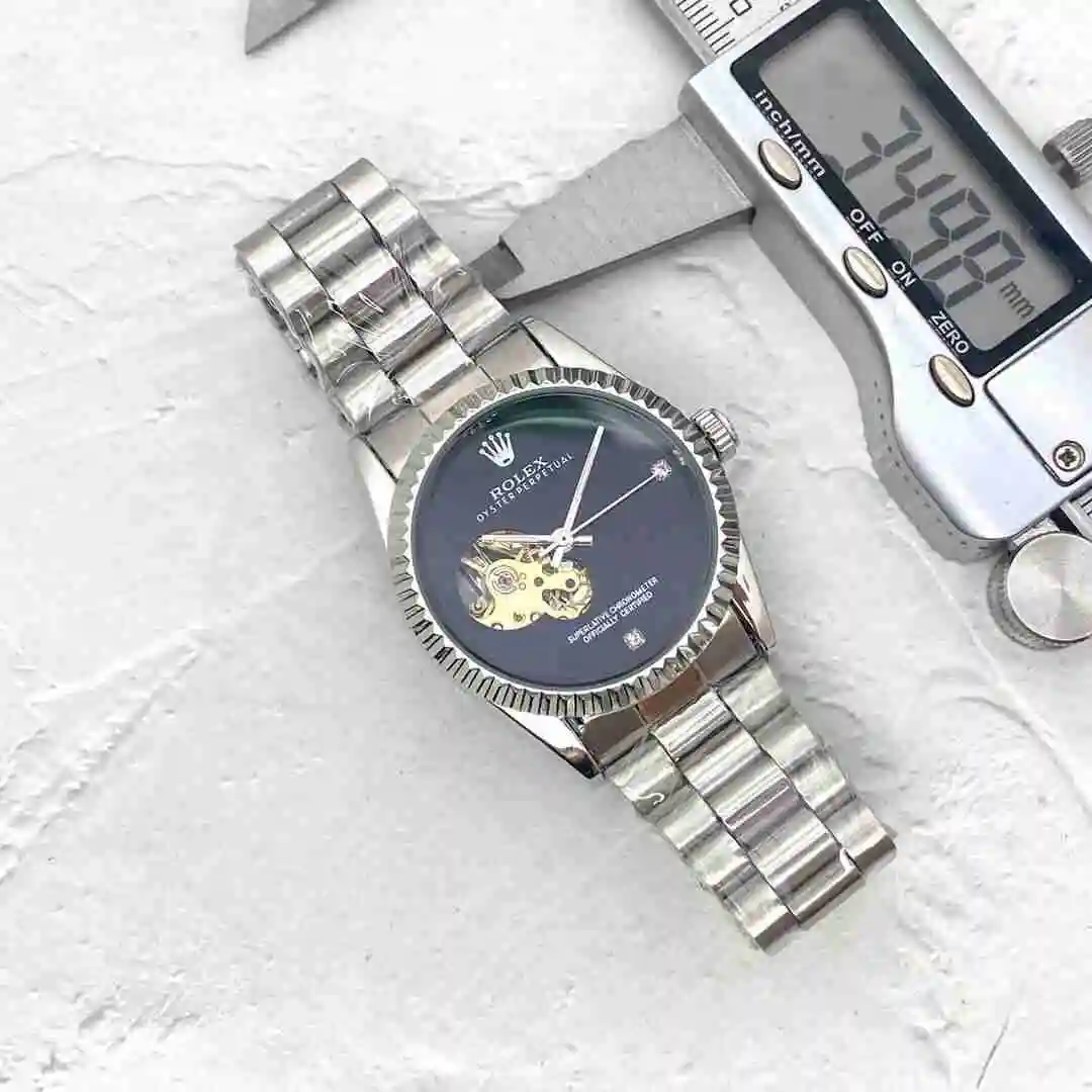 General Watches Rolex Watch Men's Watch Paired with Original Fully Automatic Mechanical Movement Top Grade 316 Precision Steel Case with Mineral Super Strong Mirror Diameter 35mm KK03150 view 8