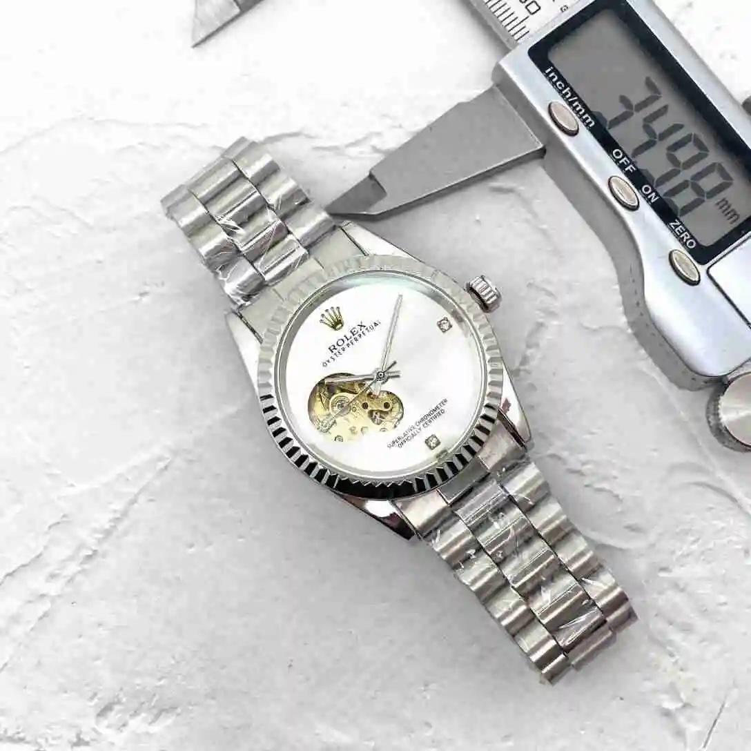 General Watches Rolex Watch Men's Watch Paired with Original Fully Automatic Mechanical Movement Top Grade 316 Precision Steel Case with Mineral Super Strong Mirror Diameter 35mm KK03150 view 9