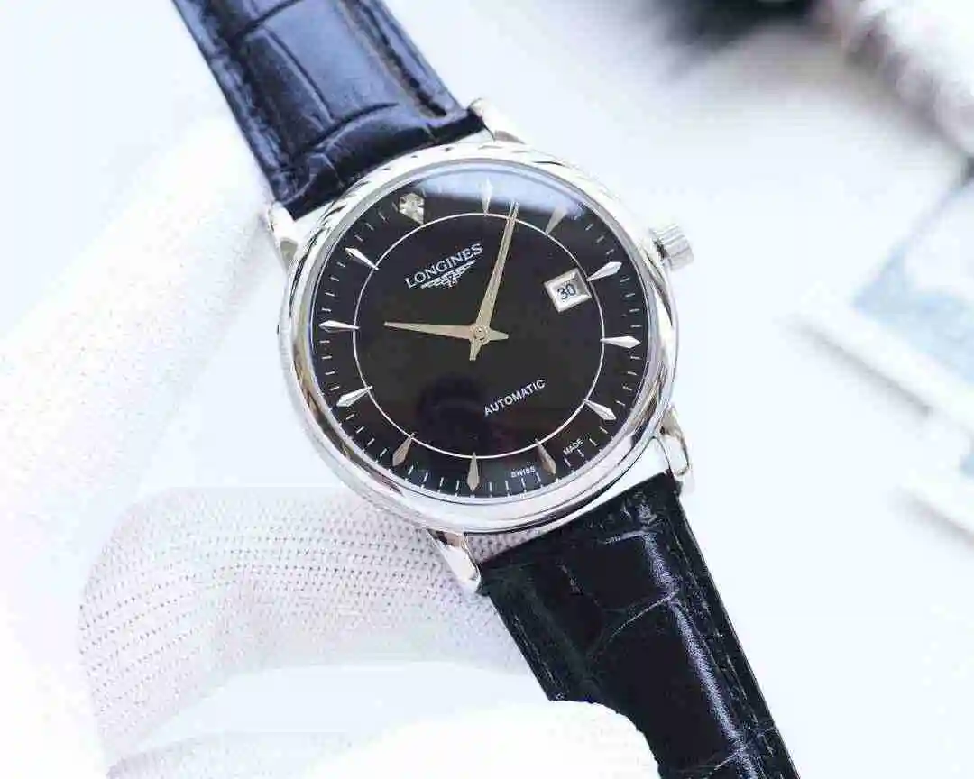 General Watches Longines Watch Men's Watch Paired with Original Fully Automatic Mechanical Movement Top Grade 316 Precision Steel Case with Mineral Super Strong Mirror Diameter 41mm KK04550 2 view 8