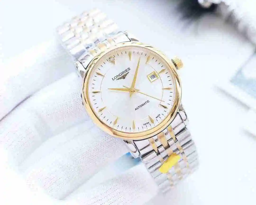 General Watches Longines Watch Men's Watch Paired with Original Fully Automatic Mechanical Movement Top Grade 316 Precision Steel Case with Mineral Super Strong Mirror Diameter 41mm KK04550 2 view 9