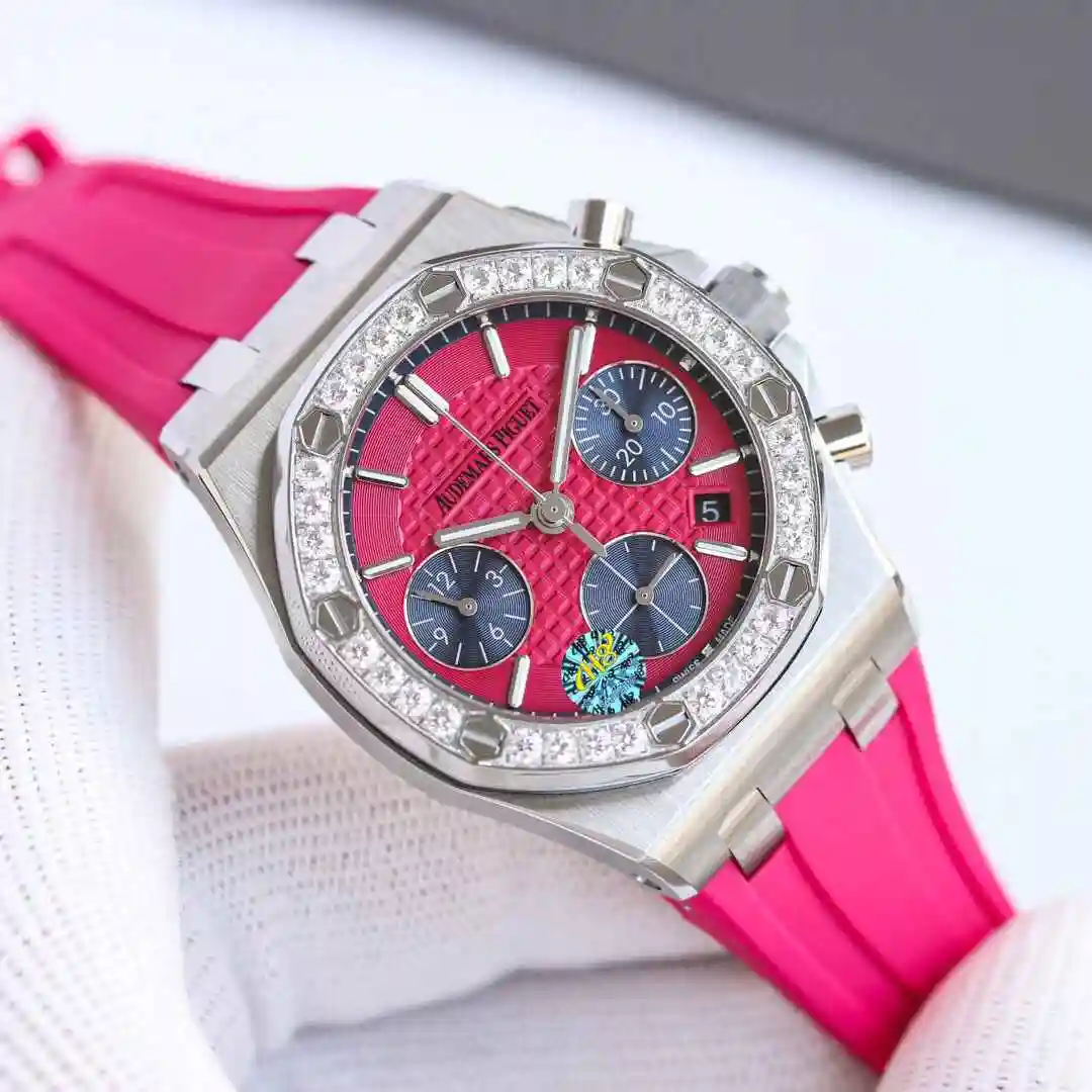 General Watches Audemars Piguet Aibi Royal Watch Women's Watch Paired with Original Fully Automatic Mechanical Movement Top Grade 316 Precision Steel Case Case with Mineral Super Strong Mirror Diameter 37mm kk view 8