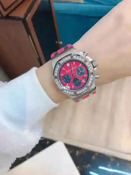 General Watches Audemars Piguet Aibi Royal Watch Women's Watch Paired with Original Fully Automatic Mechanical Movement Top Grade 316 Precision Steel Case Case with Mineral Super Strong Mirror Diameter 37mm kk view 9