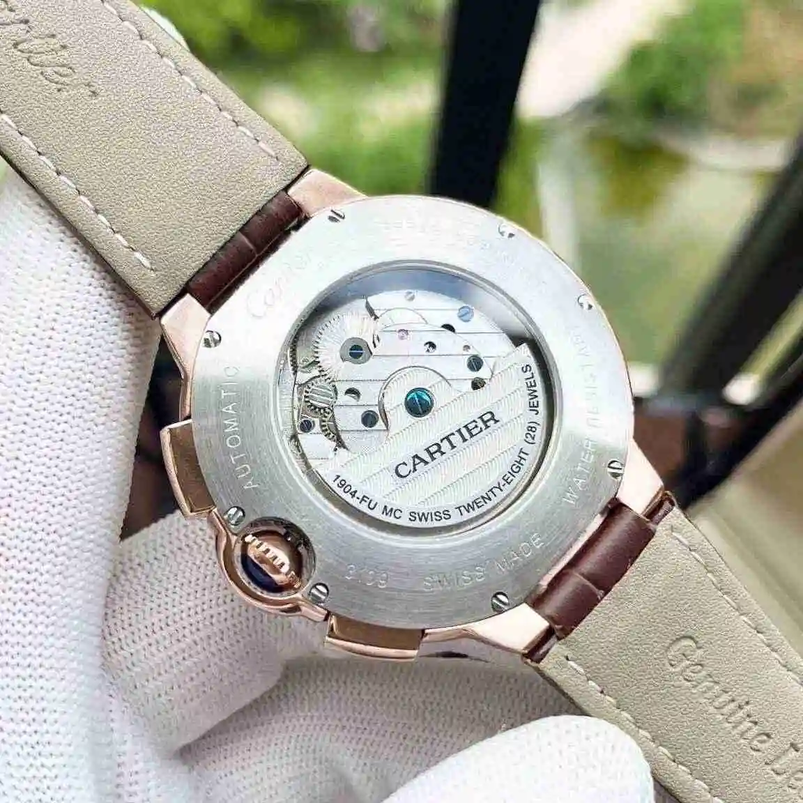 General Watches Cartier Watch Men's Watch Paired with Original Fully Automatic Mechanical Movement Top Grade 316 Precision Steel Case with Mineral Super Strong Mirror Diameter 44mm KK05300 view 2