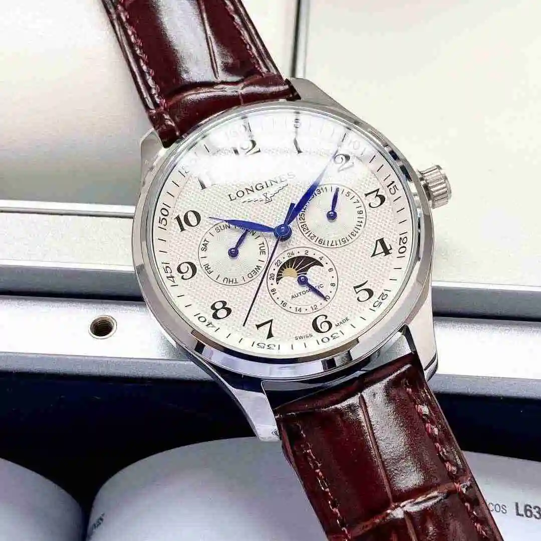 General Watches Longines Watch Men's Watch Paired with Original Fully Automatic Mechanical Movement Top Grade 316 Precision Steel Case with Mineral Super Strong Mirror Diameter 40mm KK05250 1 view 3