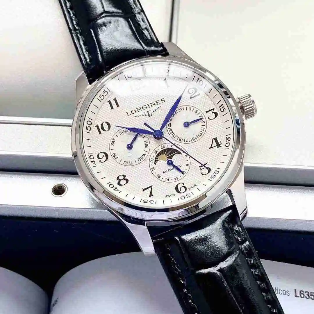 General Watches Longines Watch Men's Watch Paired with Original Fully Automatic Mechanical Movement Top Grade 316 Precision Steel Case with Mineral Super Strong Mirror Diameter 40mm KK05250 1 view 4
