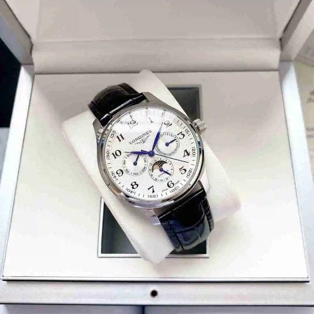 General Watches Longines Watch Men's Watch Paired with Original Fully Automatic Mechanical Movement Top Grade 316 Precision Steel Case with Mineral Super Strong Mirror Diameter 40mm KK05250 1 view 5