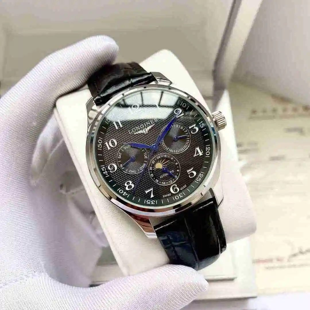 General Watches Longines Watch Men's Watch Paired with Original Fully Automatic Mechanical Movement Top Grade 316 Precision Steel Case with Mineral Super Strong Mirror Diameter 40mm KK05250 1 view 7
