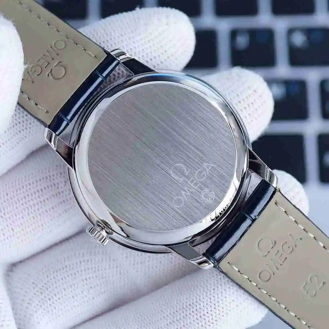 General Watches Omega Watch Couple Pair Watch Paired with Original Fully Automatic Mechanical Movement Top grade 316 Precision Steel Case Case with Mineral Super Strong Mirror Diameter Male 40cm Female 33cm KK05250 view 3