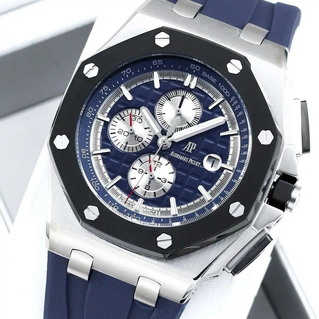 General Watches Watch, men's watch with original fully automatic mechanical movement, top-grade 316 stainless steel case and strap, mineral super mirror, diameter 42cm KK06050 2 view 5