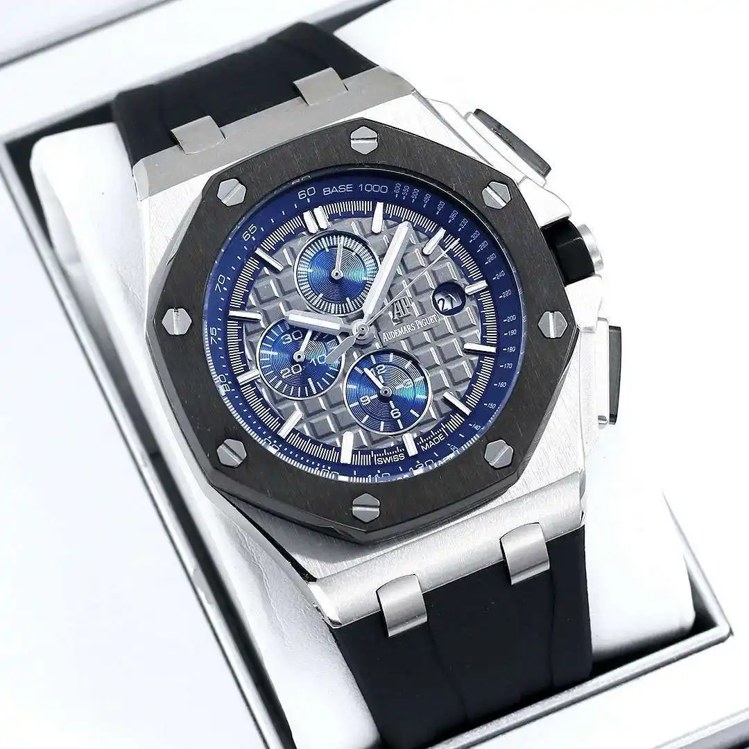General Watches Watch, men's watch with original fully automatic mechanical movement, top-grade 316 stainless steel case and strap, mineral super mirror, diameter 42cm KK06050 2 view 9