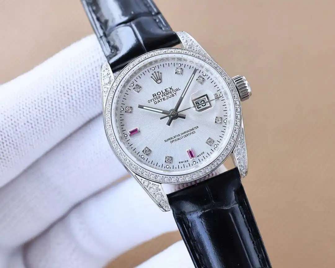 General Watches Watch, women's watch with original fully automatic mechanical movement, top 316 stainless steel case and strap, mineral super mirror, diameter 32cm KK07850 2 view 6
