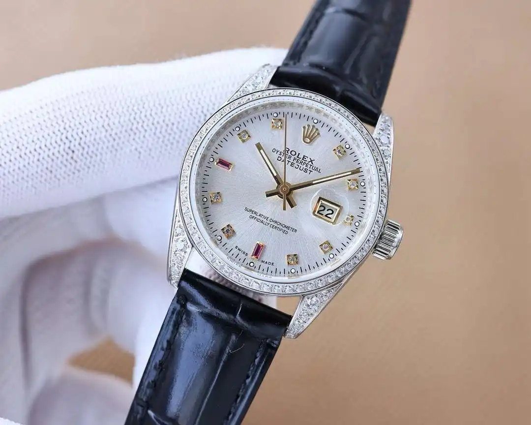 General Watches Watch, women's watch with original fully automatic mechanical movement, top 316 stainless steel case and strap, mineral super mirror, diameter 32cm KK07850 2 view 8