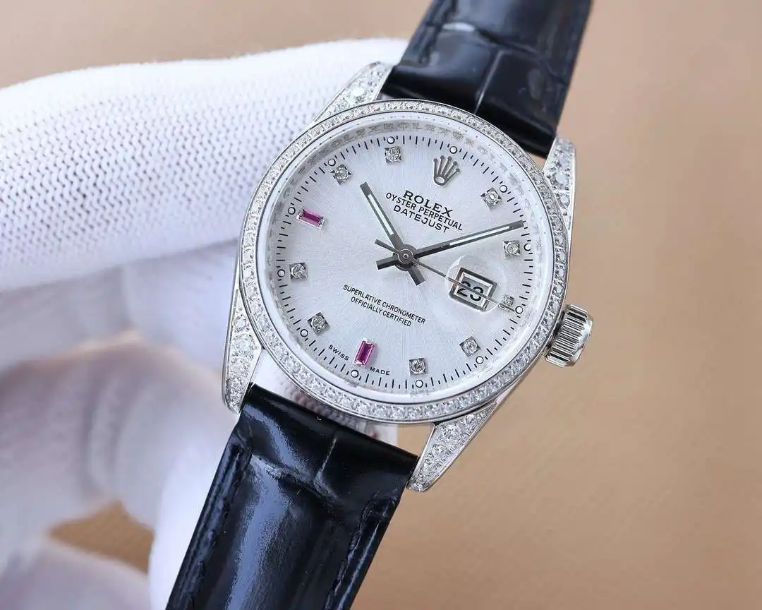 General Watches Watch, women's watch with original fully automatic mechanical movement, top 316 stainless steel case and strap, mineral super mirror, diameter 32cm KK07850 2 view 9