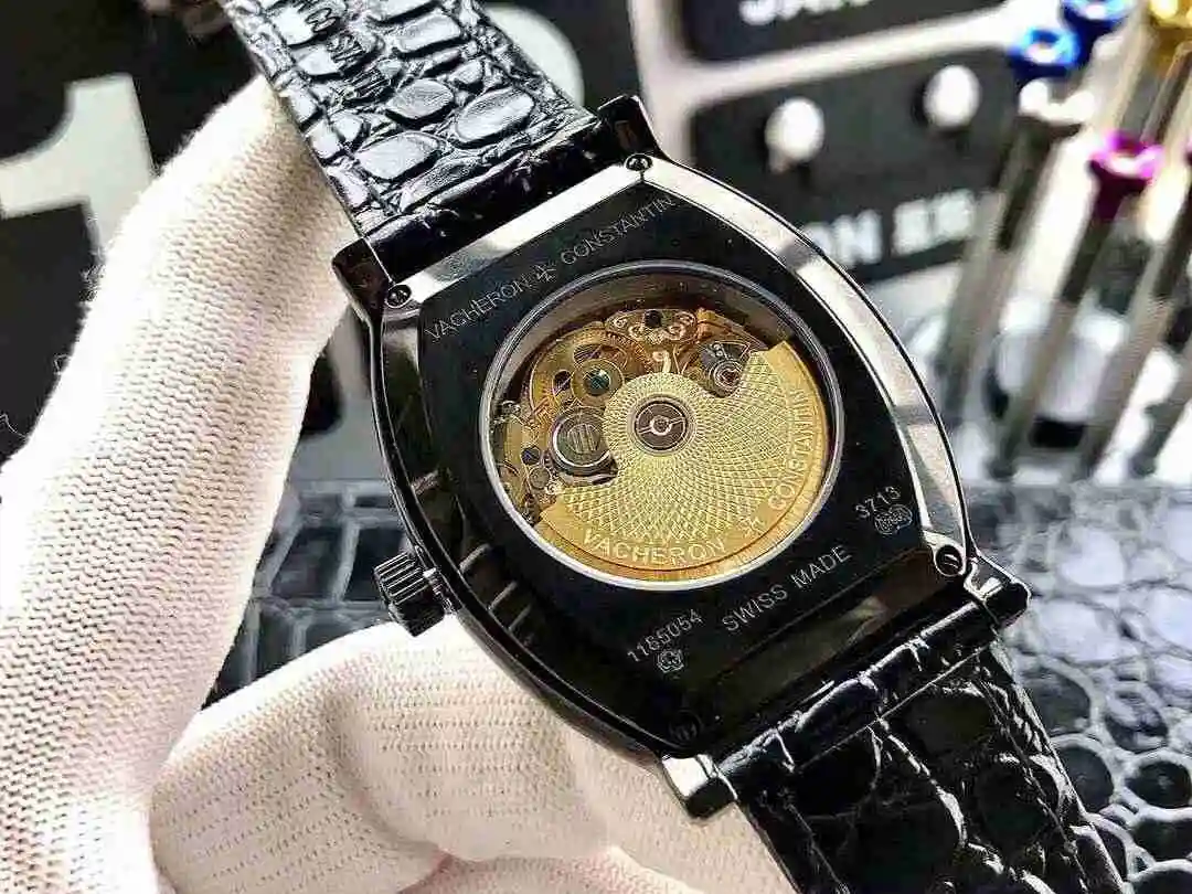 General Watches Vacheron Constantin Jiangshi Danton Watch Men's Watch Paired with Original Fully Automatic Mechanical Movement, Top Grade 316 Precision Steel Case with Mineral Super Strong Mirror Diameter 43mm KK04850 view 3