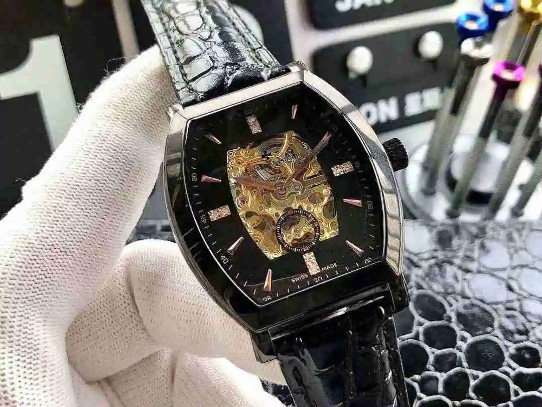 General Watches Vacheron Constantin Jiangshi Danton Watch Men's Watch Paired with Original Fully Automatic Mechanical Movement, Top Grade 316 Precision Steel Case with Mineral Super Strong Mirror Diameter 43mm KK04850 view 5