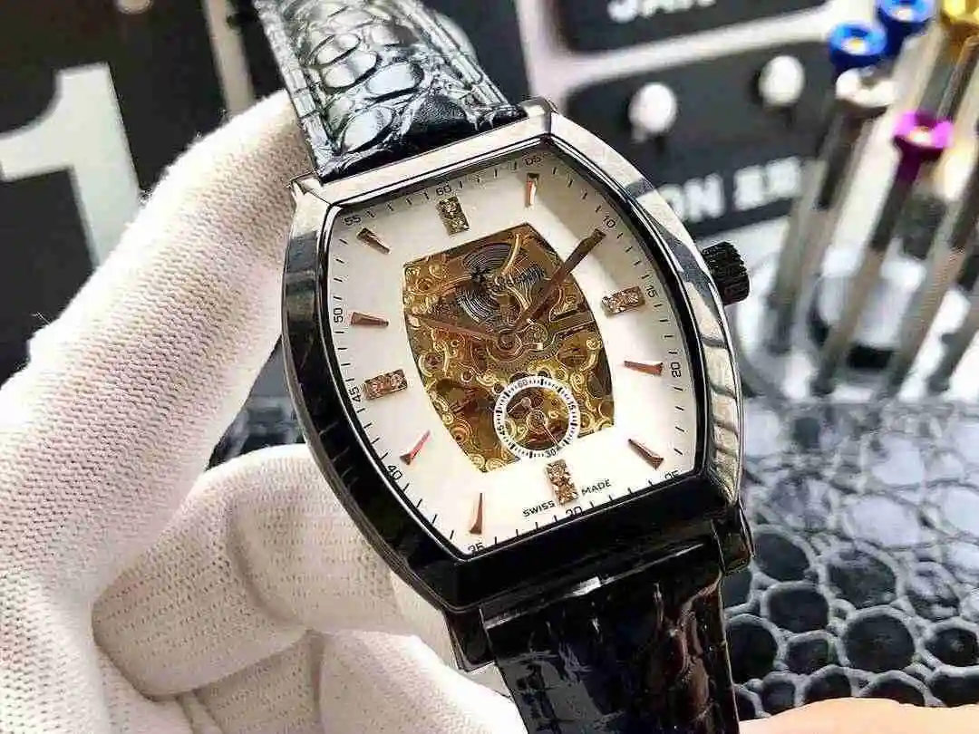 General Watches Vacheron Constantin Jiangshi Danton Watch Men's Watch Paired with Original Fully Automatic Mechanical Movement, Top Grade 316 Precision Steel Case with Mineral Super Strong Mirror Diameter 43mm KK04850 view 6