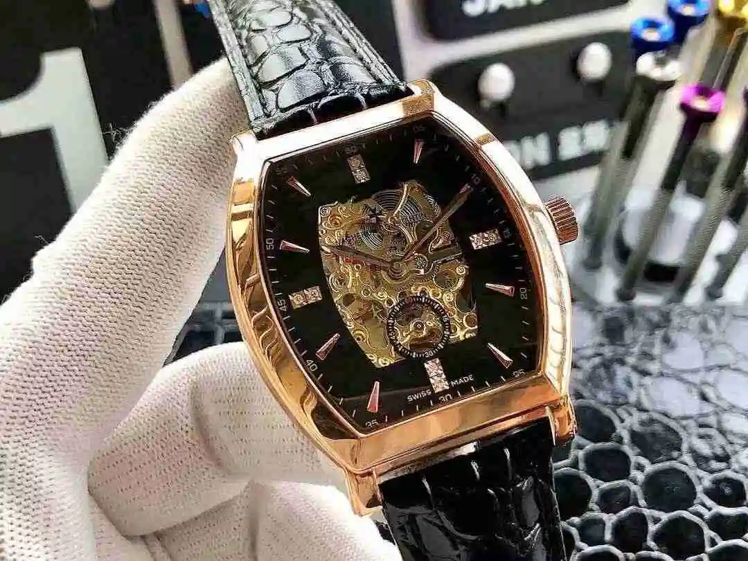 General Watches Vacheron Constantin Jiangshi Danton Watch Men's Watch Paired with Original Fully Automatic Mechanical Movement, Top Grade 316 Precision Steel Case with Mineral Super Strong Mirror Diameter 43mm KK04850 view 7