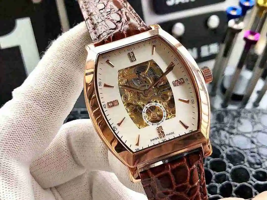 General Watches Vacheron Constantin Jiangshi Danton Watch Men's Watch Paired with Original Fully Automatic Mechanical Movement, Top Grade 316 Precision Steel Case with Mineral Super Strong Mirror Diameter 43mm KK04850 view 8