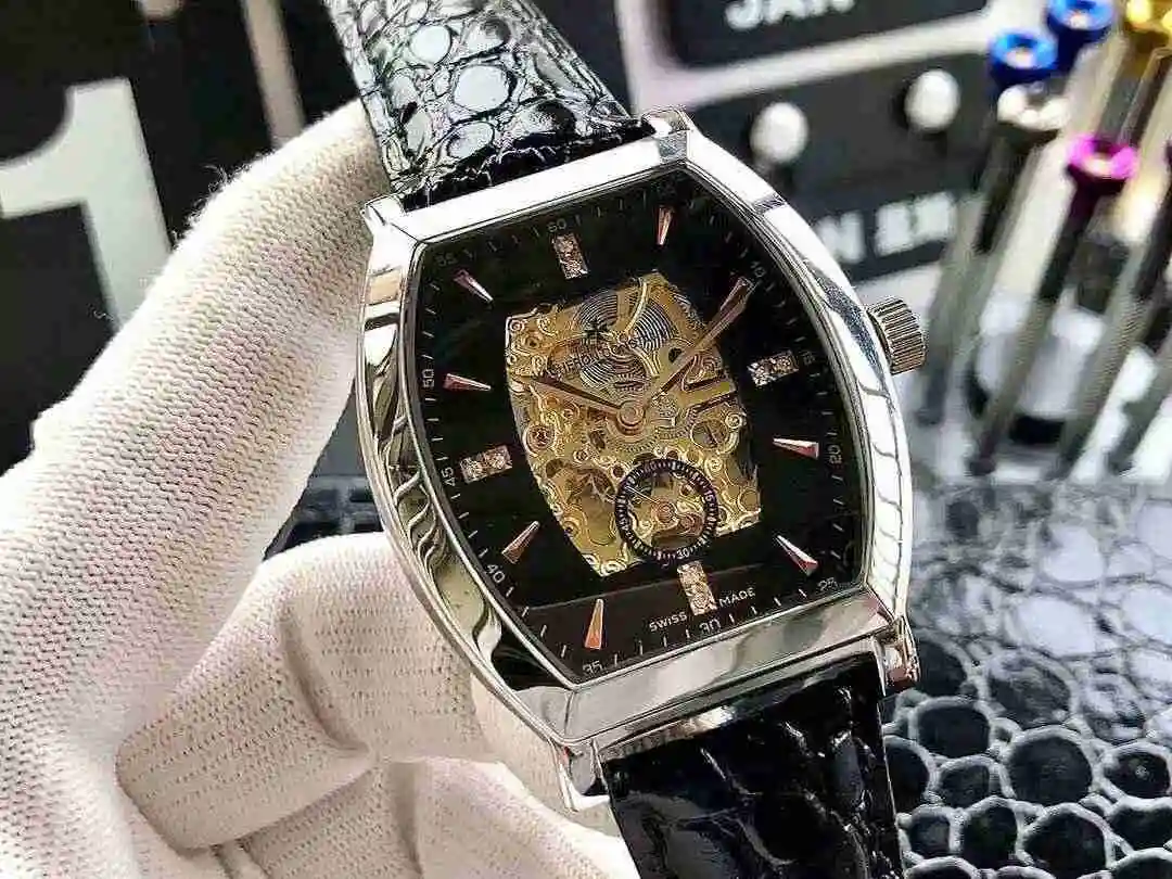 General Watches Vacheron Constantin Jiangshi Danton Watch Men's Watch Paired with Original Fully Automatic Mechanical Movement, Top Grade 316 Precision Steel Case with Mineral Super Strong Mirror Diameter 43mm KK04850 view 9