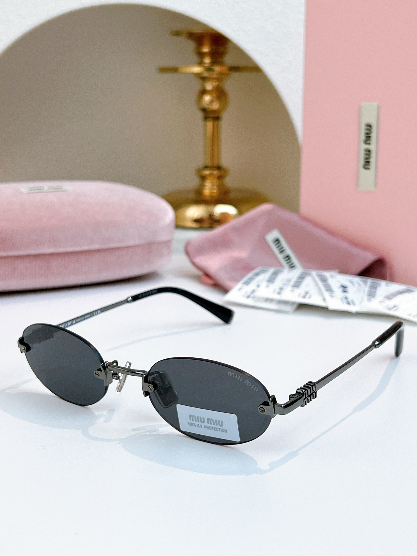 Miu Miu MIU MI EL:MUA54 Size 51-20-130 1308150 Sunglasses view 2