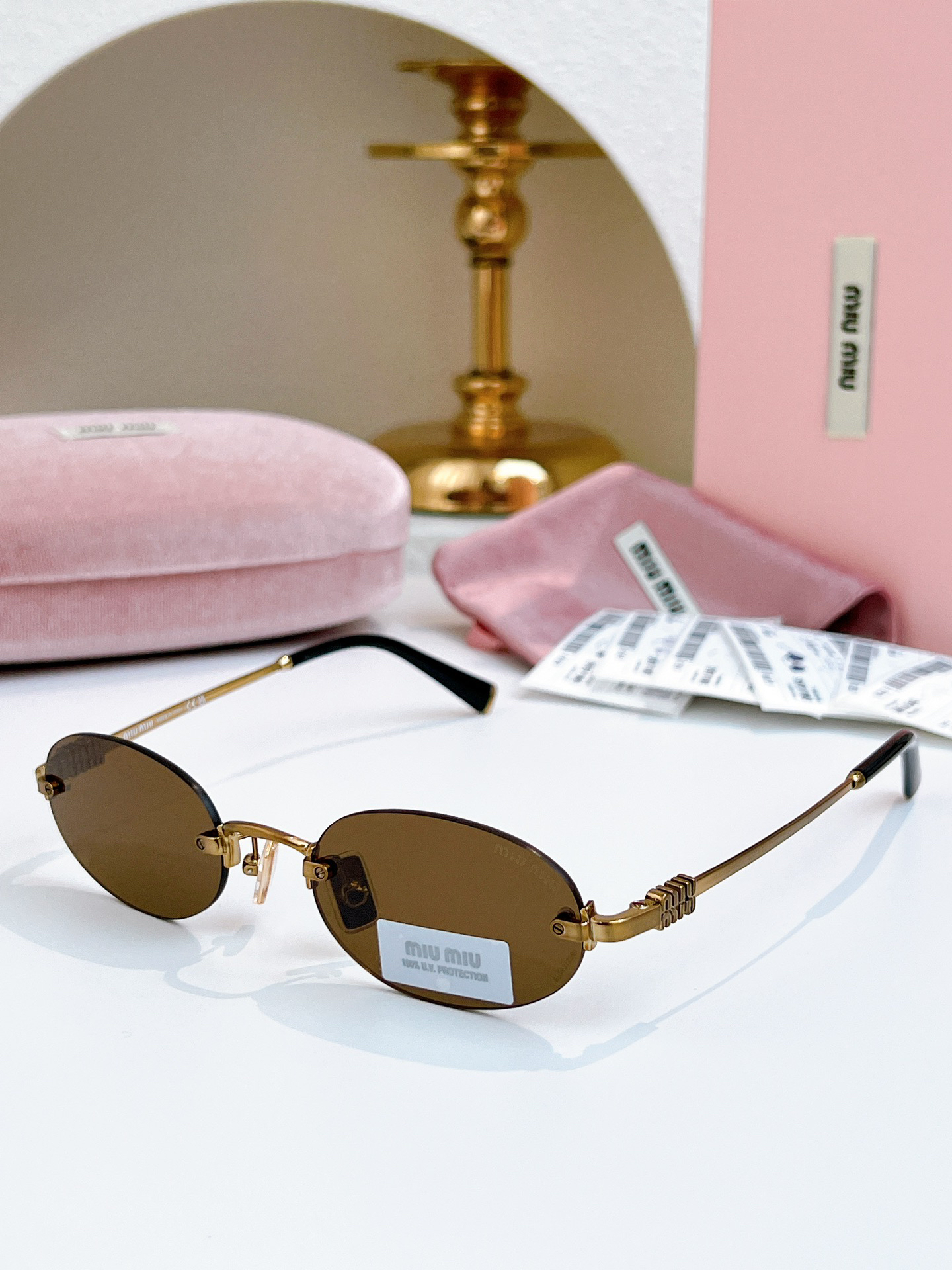 Miu Miu MIU MI EL:MUA54 Size 51-20-130 1308150 Sunglasses view 3