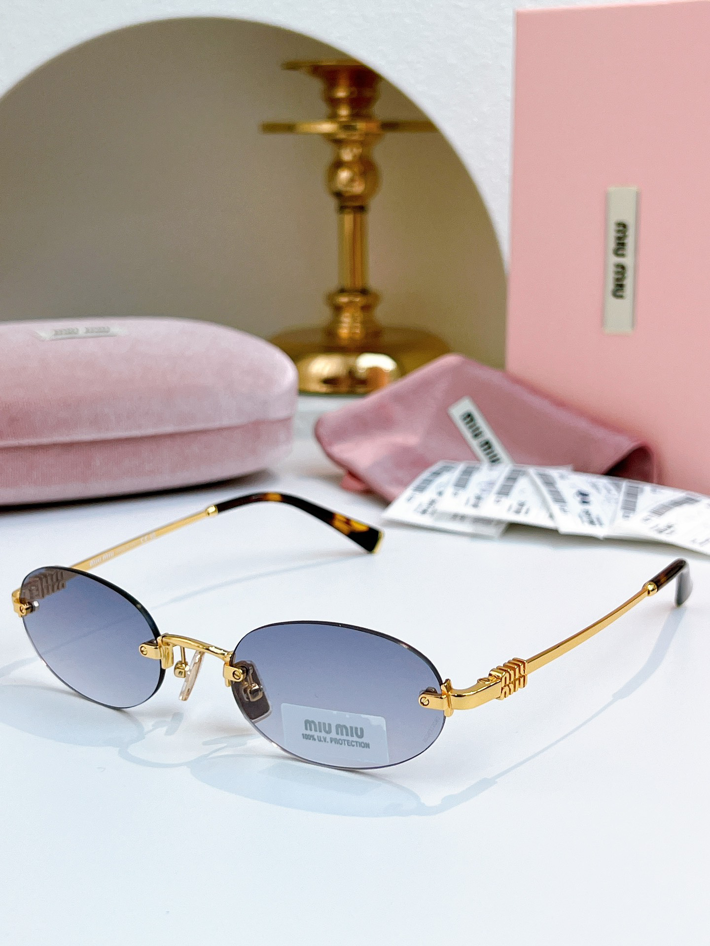Miu Miu MIU MI EL:MUA54 Size 51-20-130 1308150 Sunglasses view 6