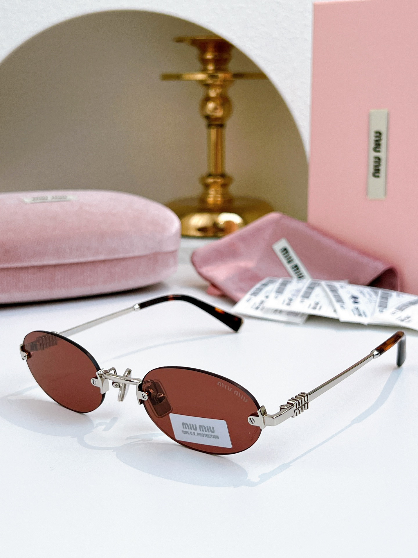 Miu Miu MIU MI EL:MUA54 Size 51-20-130 1308150 Sunglasses view 8