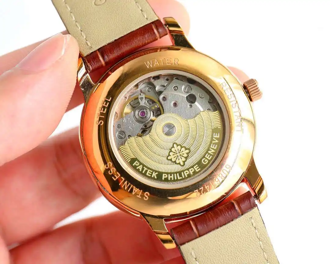 General Watches Patek Philippe Patek@Philippe watch men's watch with original fully automatic mechanical movement top 316 stainless steel case strap mineral super mirror diameter 40mm KK06850 view 3