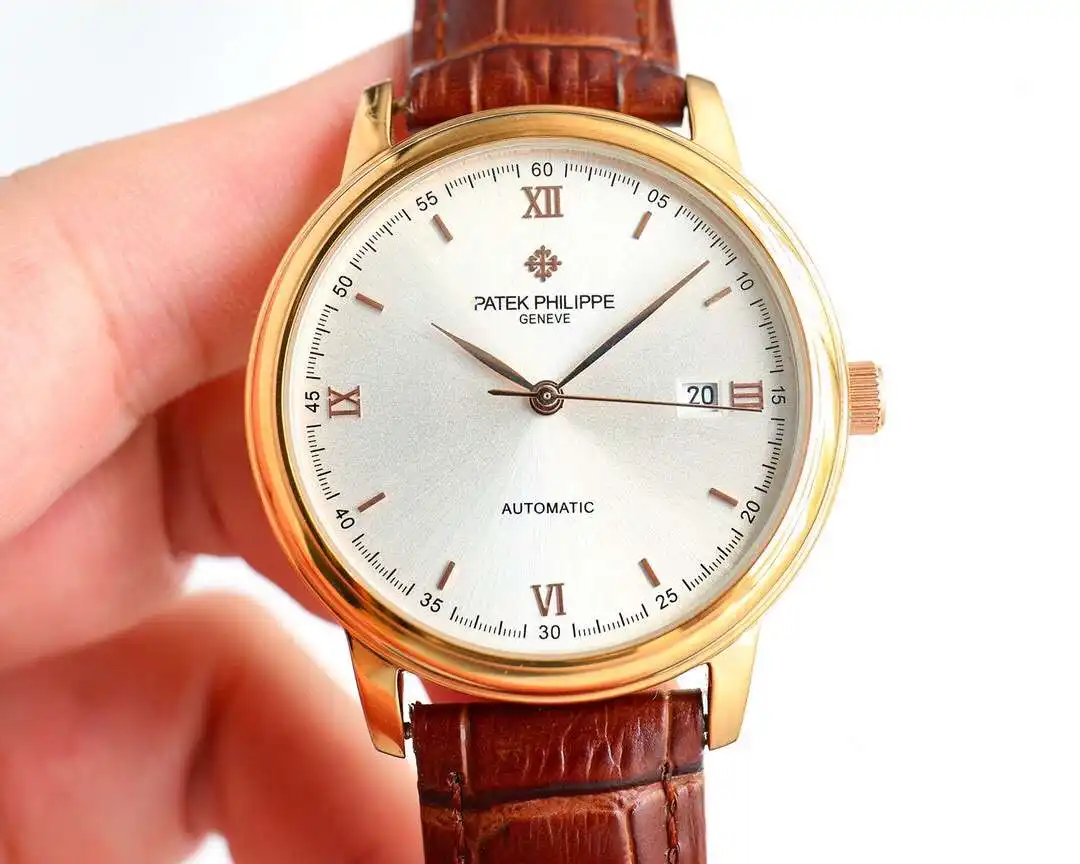 General Watches Patek Philippe Patek@Philippe watch men's watch with original fully automatic mechanical movement top 316 stainless steel case strap mineral super mirror diameter 40mm KK06850 view 6
