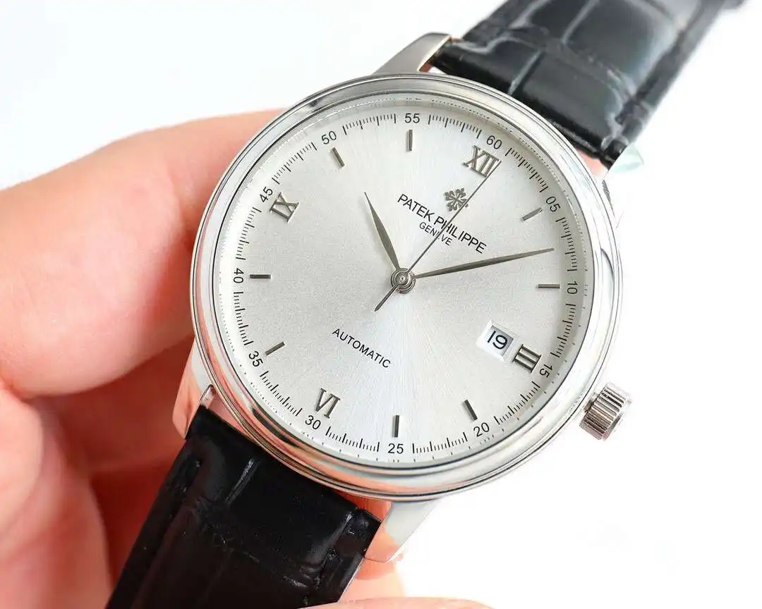 General Watches Patek Philippe Patek@Philippe watch men's watch with original fully automatic mechanical movement top 316 stainless steel case strap mineral super mirror diameter 40mm KK06850 view 8