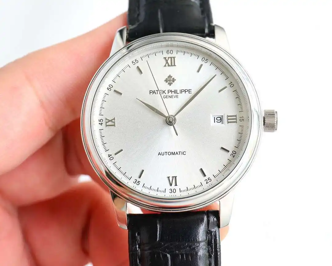 General Watches Patek Philippe Patek@Philippe watch men's watch with original fully automatic mechanical movement top 316 stainless steel case strap mineral super mirror diameter 40mm KK06850 view 9