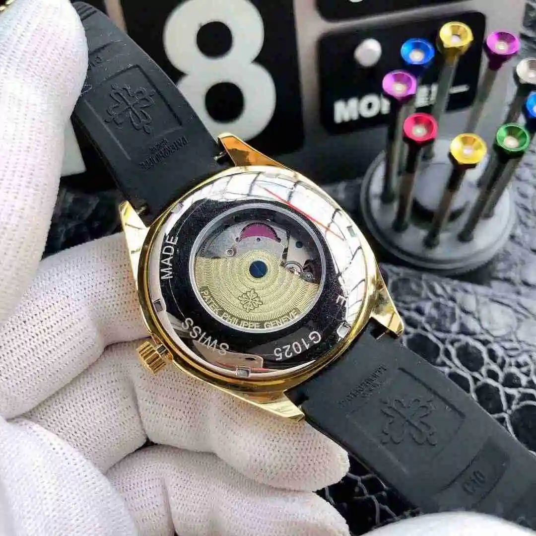 General Watches Patek Philippe Watch Men's Watch Paired with Original Fully Automatic Mechanical Movement Top Grade 316 Precision Steel Case Case with Mineral Super Strong Mirror Diameter 42mm KK04950 2 view 3
