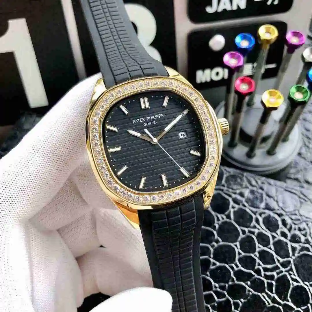 General Watches Patek Philippe Watch Men's Watch Paired with Original Fully Automatic Mechanical Movement Top Grade 316 Precision Steel Case Case with Mineral Super Strong Mirror Diameter 42mm KK04950 2 view 5