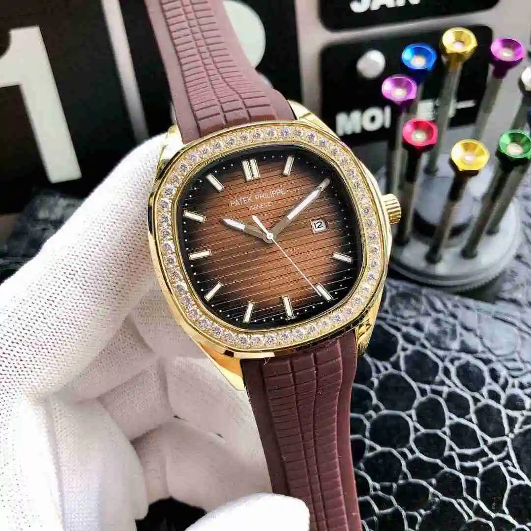 General Watches Patek Philippe Watch Men's Watch Paired with Original Fully Automatic Mechanical Movement Top Grade 316 Precision Steel Case Case with Mineral Super Strong Mirror Diameter 42mm KK04950 2 view 6
