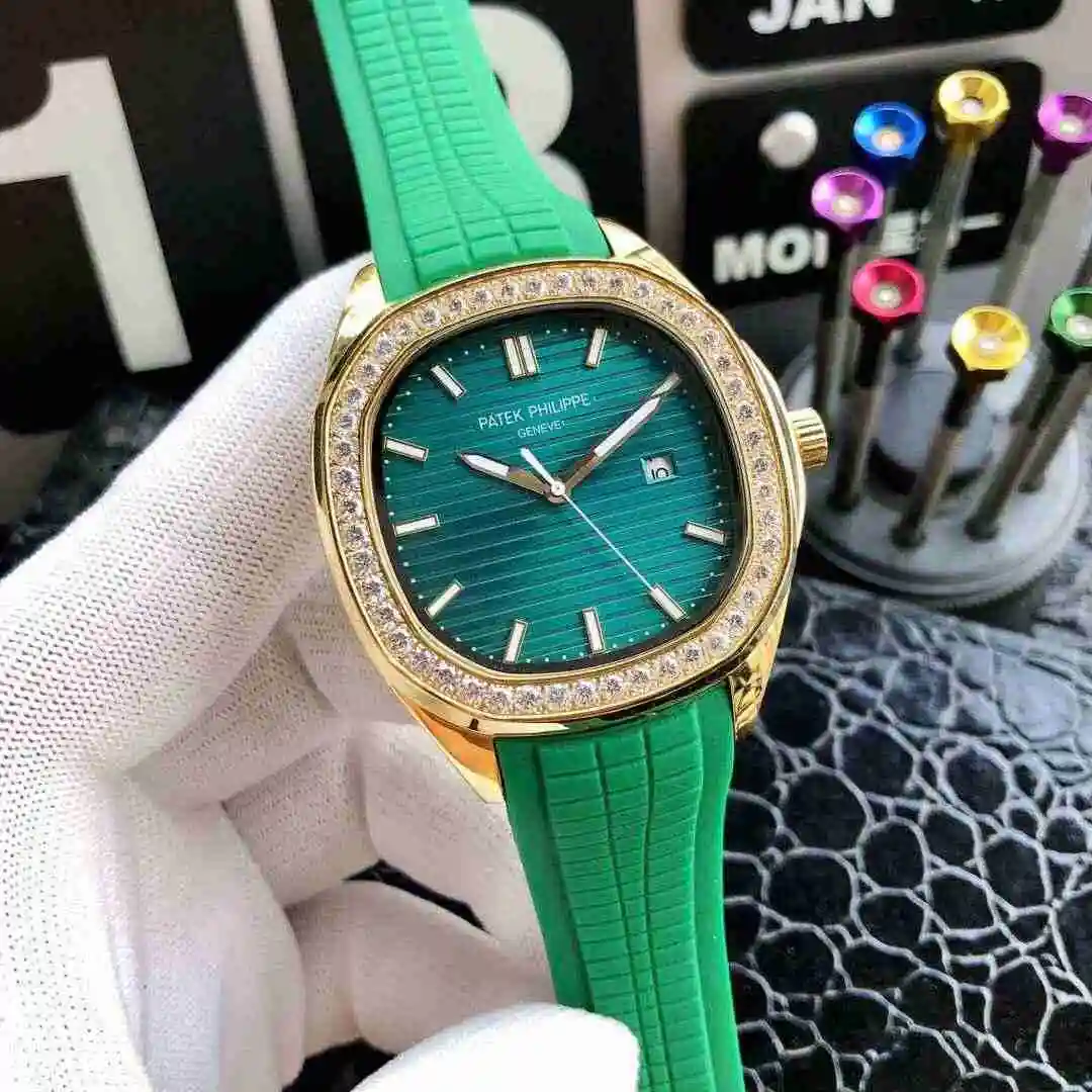 General Watches Patek Philippe Watch Men's Watch Paired with Original Fully Automatic Mechanical Movement Top Grade 316 Precision Steel Case Case with Mineral Super Strong Mirror Diameter 42mm KK04950 2 view 9