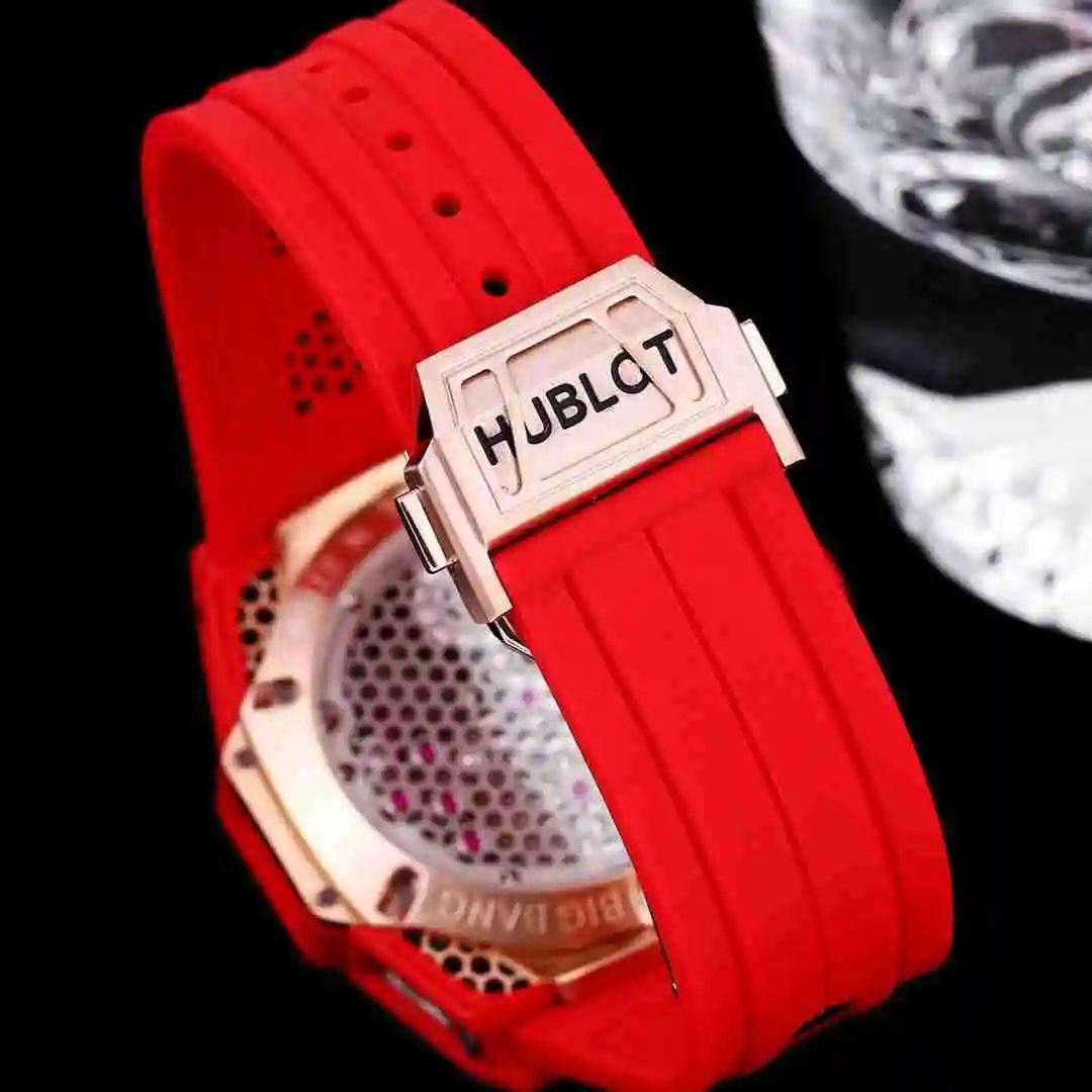 General Watches Hublot Yubo Watch Men's Watch Paired with Original Fully Automatic Mechanical Movement Top Grade 316 Precision Steel Case with Mineral Super Strong Mirror Diameter 44mm KK07500 1 view 2