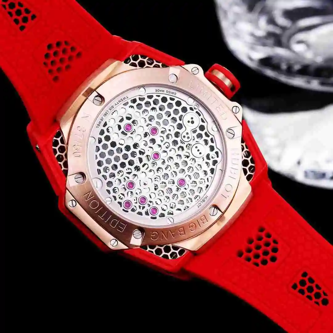 General Watches Hublot Yubo Watch Men's Watch Paired with Original Fully Automatic Mechanical Movement Top Grade 316 Precision Steel Case with Mineral Super Strong Mirror Diameter 44mm KK07500 1 view 3