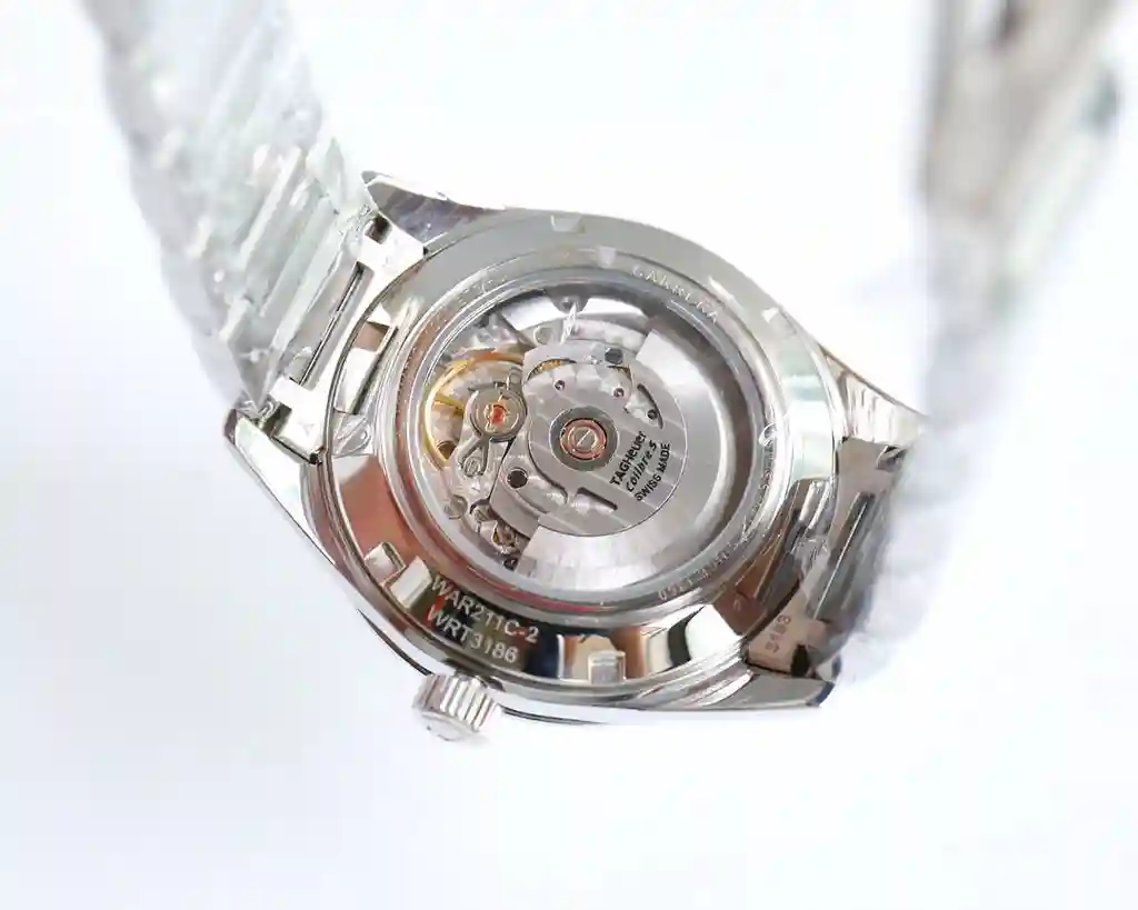 General Watches Tiger @ Tag Heuer men's watch with original fully automatic mechanical movement top 316 stainless steel case strap mineral super mirror diameter 40mm KK09800 4 view 3