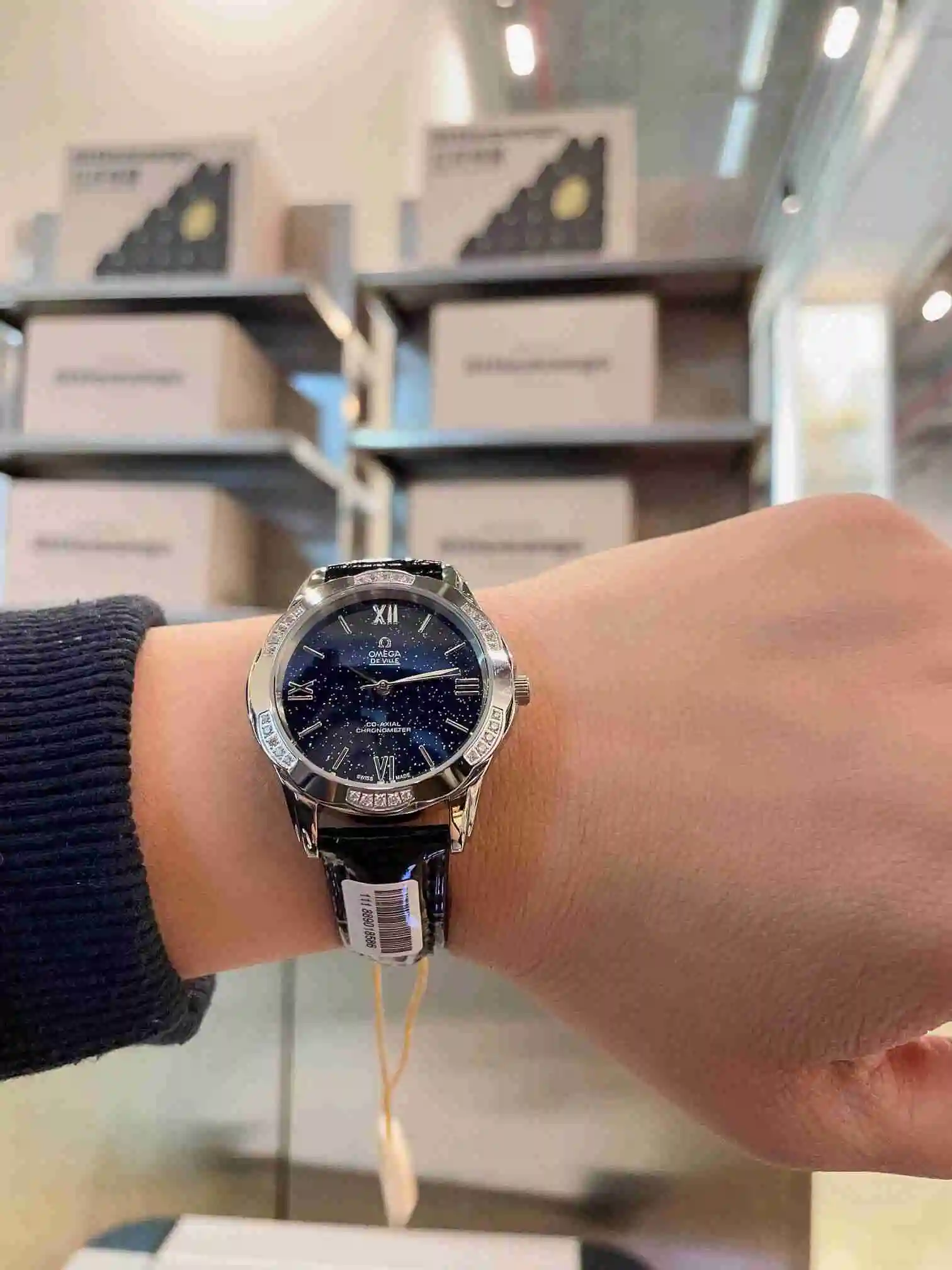 General Watches Omega Watch Women's Watch Paired with Original Fully Automatic Mechanical Movement Top Grade 316 Precision Steel Case with Mineral Super Strong Mirror Diameter 36cm KK02450 view 2