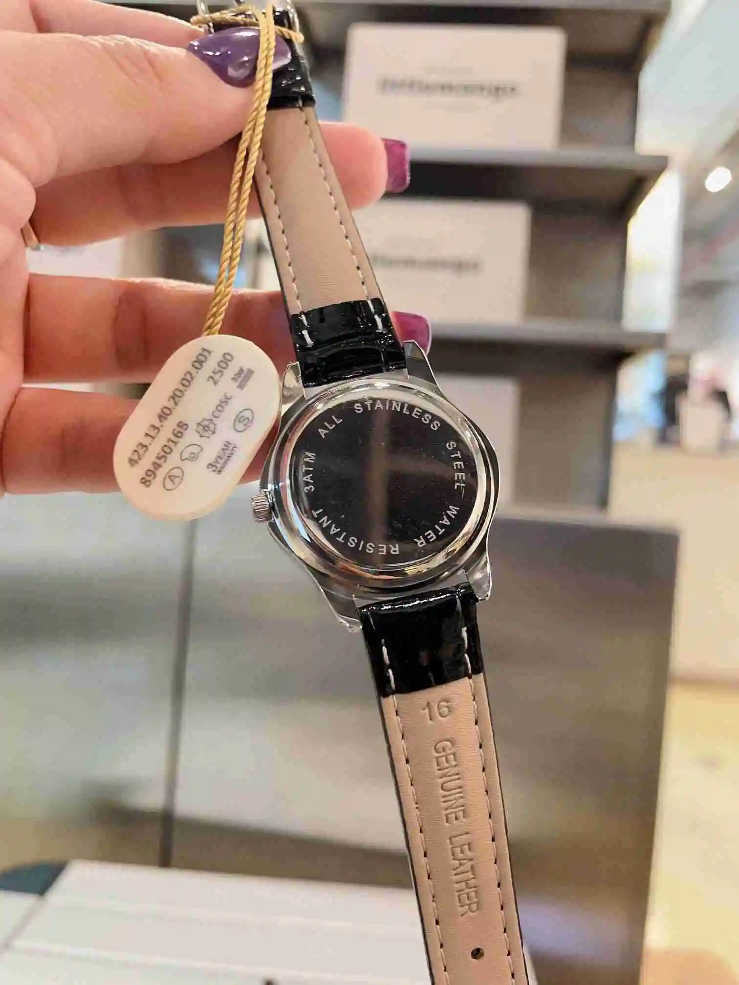 General Watches Omega Watch Women's Watch Paired with Original Fully Automatic Mechanical Movement Top Grade 316 Precision Steel Case with Mineral Super Strong Mirror Diameter 36cm KK02450 view 4
