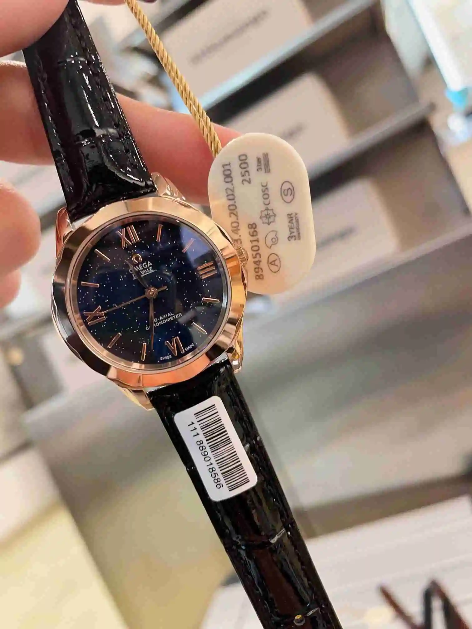 General Watches Omega Watch Women's Watch Paired with Original Fully Automatic Mechanical Movement Top Grade 316 Precision Steel Case with Mineral Super Strong Mirror Diameter 36cm KK02450 view 8