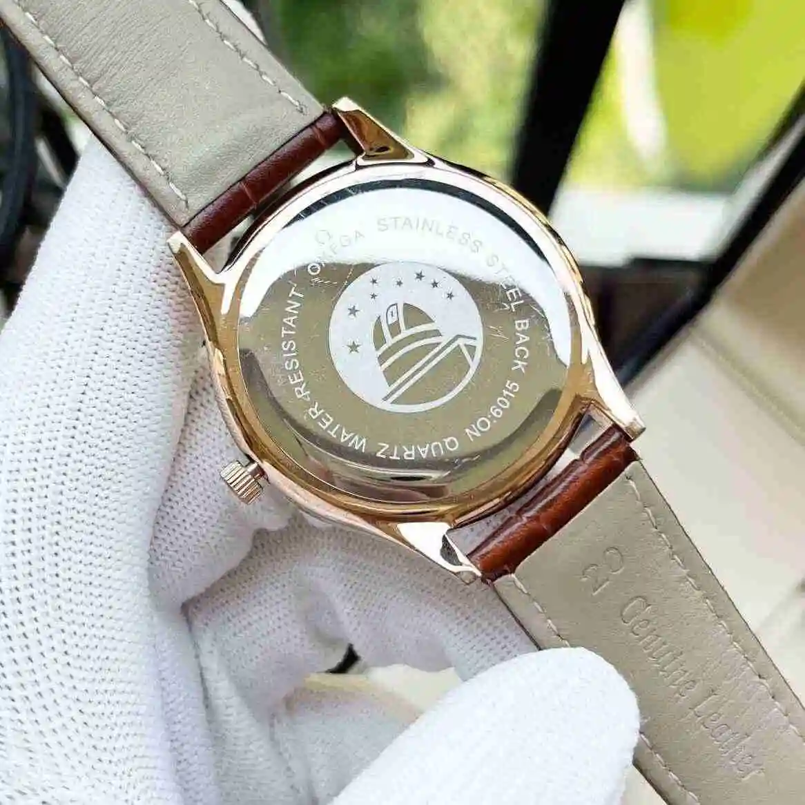 General Watches Omega Watch Couple Watch Paired with Original Fully Automatic Mechanical Movement Top Grade 316 Precision Steel Case with Mineral Super Strong Mirror Diameter Men's 40mm Women's 30mm KK view 3