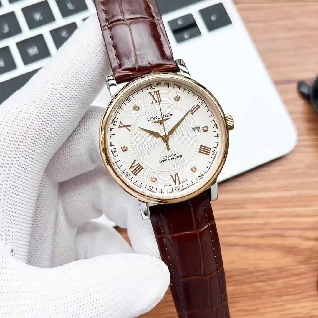 General Watches Longines Watch Men's Watch Paired with Original Fully Automatic Mechanical Movement Top Grade 316 Precision Steel Case with Mineral Super Strong Mirror Diameter 40mm KK04050 1 view 6